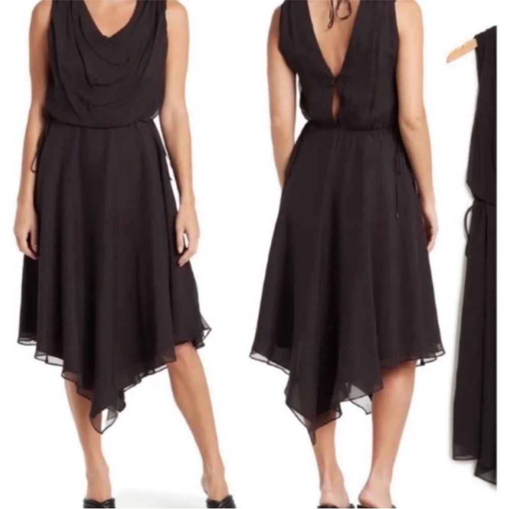 New Haute hippie silk black
Elegant Black Sleeveless Dress size 4